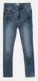 Lee Cooper Blue Skinny Fit Mid Rise Low Distress Stretchable Jeans boys