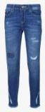 Lee Cooper Blue Slim Fit Mid Rise Jeans Girls