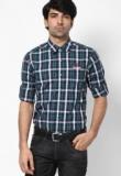 Lee Cooper Navy Blue Casual Shirt Men