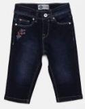 Lee Cooper Navy Blue Slim Fit Mid Rise Clean Look Jeans Girls