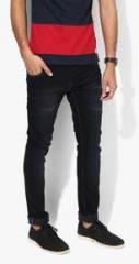 Lee Cooper Navy Blue Washed Low Rise Slim Fit Jeans men