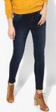 Lee Cooper Navy Blue Washed Mid Rise Regular Fit Jeans women