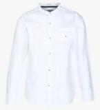 Lee Cooper White Slim Fit Casual Shirt Boys