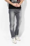 Lee Dark Grey Washed Low Rise Slim Fit Jeans men