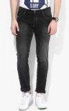 Lee Dark Grey Washed Skinny Fit Jeans Men