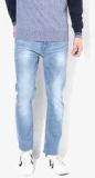 Lee Light Blue Mid Rise Regular Fit Jeans men