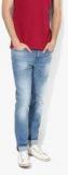 Lee Light Blue Washed Low Rise Skinny Fit Jeans men