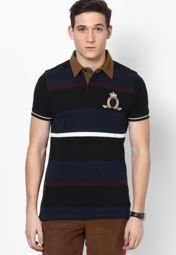 Lee Navy Blue Polo T Shirts Men