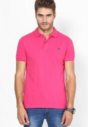 Lee Pink Polo T Shirt Men