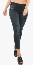 Lesley Blue Solid Jegging Women