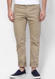 Levis Beige Casual Trouser men