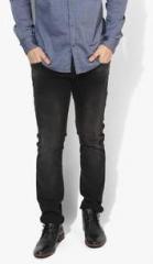 Levis Black Solid Low Rise Slim Fit Jeans men