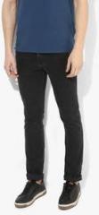 Levis Black Washed Low Rise Skinny Fit Jeans men