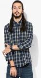 Levis Blue Checked Casual Shirt Men