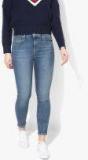 Levis Blue Skinny Fit High Rise Clean Look Jeans Women