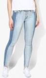 Levis Blue Skinny Fit Mid Rise Clean Look Stretchable Jeans 711 Women