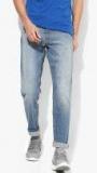 Levis Blue Tapered Fit Mid Rise Clean Look Jeans Men