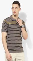 Levis Grey Striped Polo T Shirt men