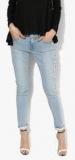 Levis Light Blue Mid Rise Skinny Jeans Women