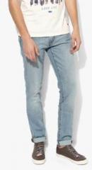 Levis Light Blue Washed Low Rise Slim Fit Jeans men