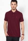 Levis Maroon Polo T Shirt Men