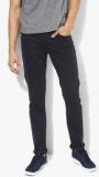 Levis Navy Blue Solid Slim Fit Jeans Men