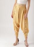 Libas Beige Solid Dhoti Pants Women