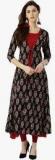 Libas Black Printed Kurta women