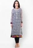 Libas White Printed Kurta women