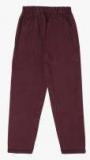 Lil Orchids Burgundy Track Bottom Girls