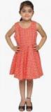 Lil Orchids Orange Party Dress girls