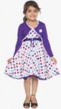 Lil Orchids Purple Casual Dress girls