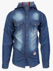 Lilliput Blue Casual Shirt boys