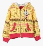 Lilliput Yellow Winter Jacket Girls