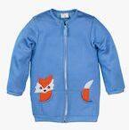 Lilpicks Blue Self Design Lightweight Open Front Jacket Boys