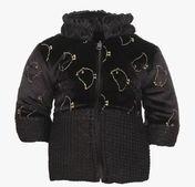 Little Kangaroos Black Winter Jacket girls