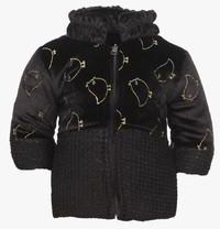 Little Kangaroos Black Winter Jacket girls