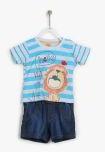 Little Kangaroos Blue Shorts Set Boys