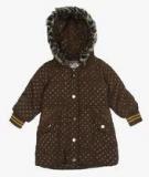 Little Kangaroos Brown Winter Coat Girls