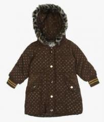 Little Kangaroos Brown Winter Coat girls