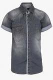 Little Kangaroos Grey Casual Shirt boys