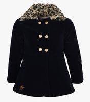 Little Kangaroos Navy Blue Winter Jacket girls