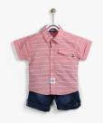 Little Kangaroos Pink Short Set Boys