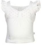 Little Kangaroos White Casual Top Girls