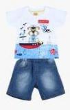 Little Kangaroos White Shorts Set Boys