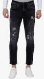 Locomotive Black Washed Slim Fit Jeans Men