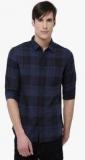 Locomotive Blue Checked Casual Shirt Men