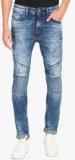 Locomotive Blue Washed Slim Fit Jeans Men