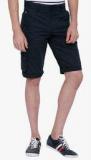 Locomotive Navy Blue Solid Shorts Men