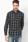 London Bridge Black Casual Shirt Men